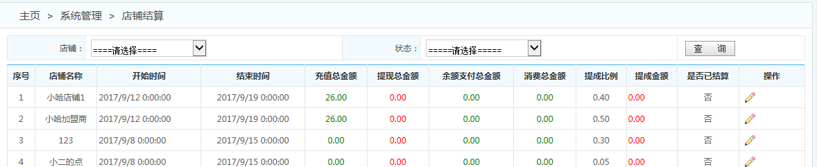 商家联盟会员管理系统