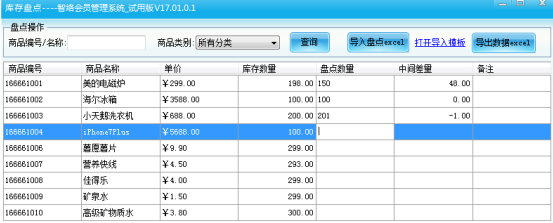 库存盘点